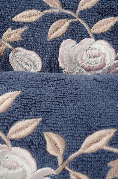 BATH TOWEL - ROSE MIST -BLUE