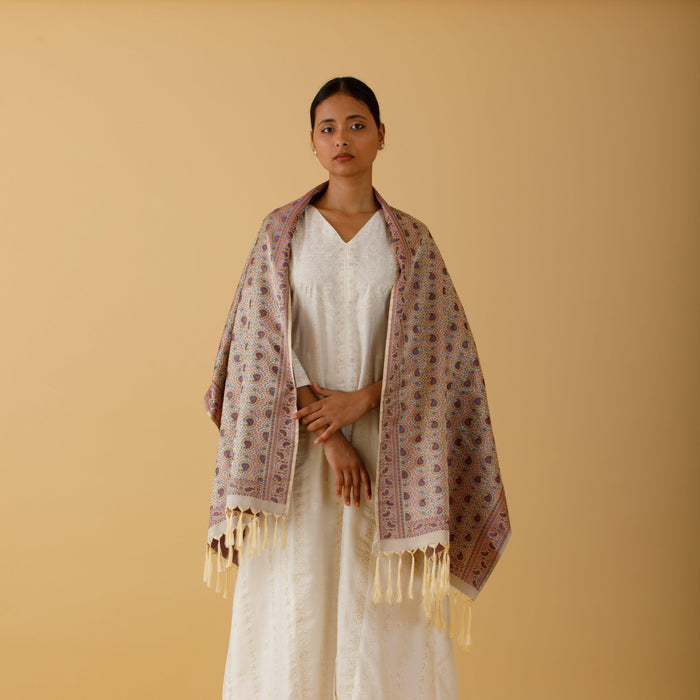 SILK STOLE - PERSIAN BEIGE