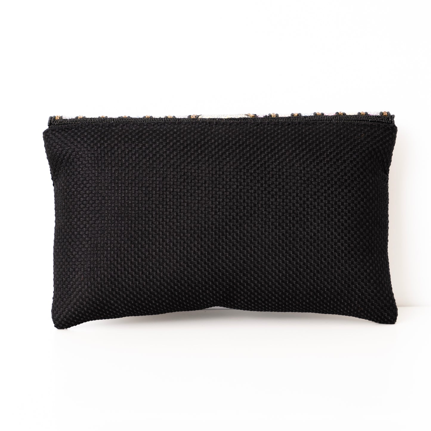 BEIGE & BEADS CLUTCH