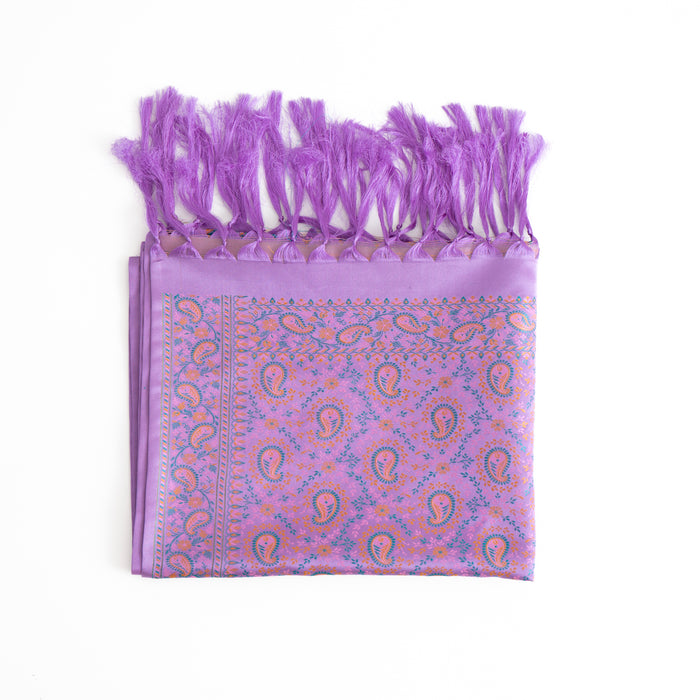 PERSIAN LAVENDER SILK STOLE