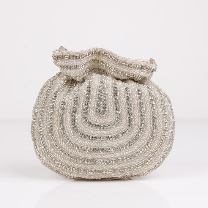 Creamy Shine Potli Bag