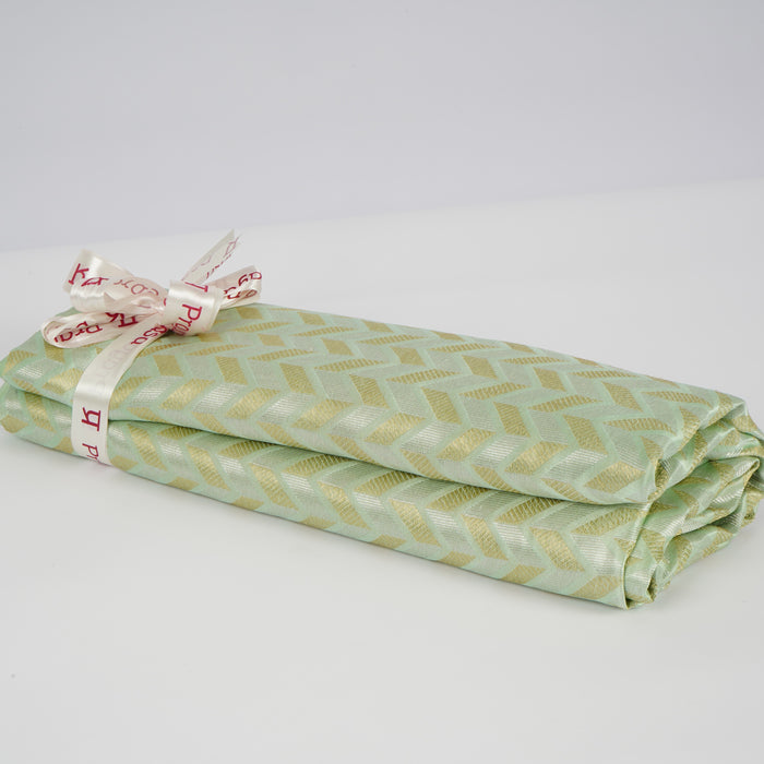 Pure Green Silk Fabric