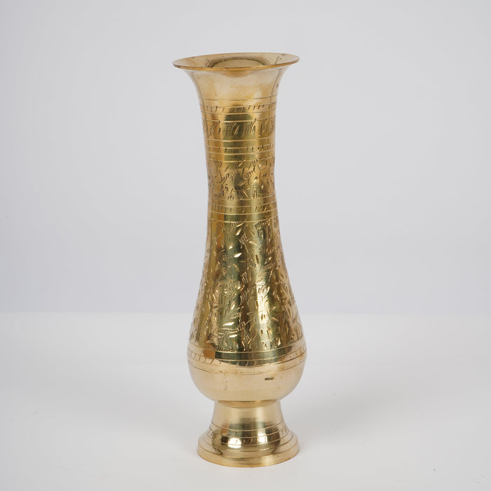 Brass flower vase