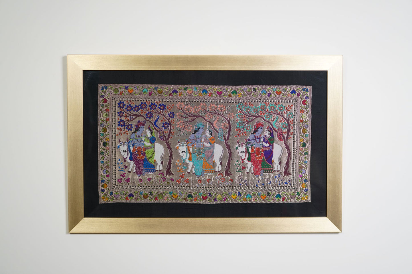 SILK TAPESTRY - RADHA KRISHNA