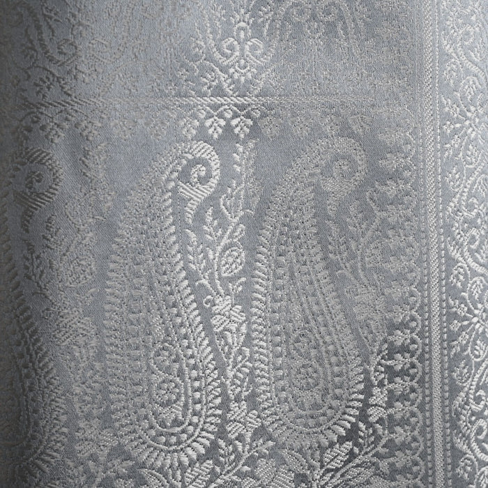 Grey Silver Mist Silk Stole