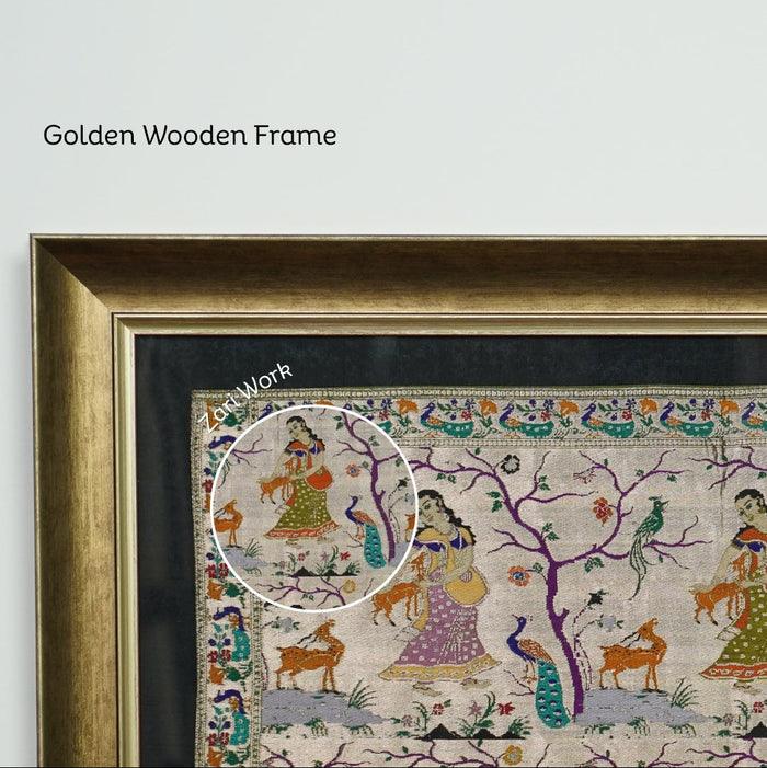 SILK TAPESTRY- 9 GOPIA IN ONE FRAME
