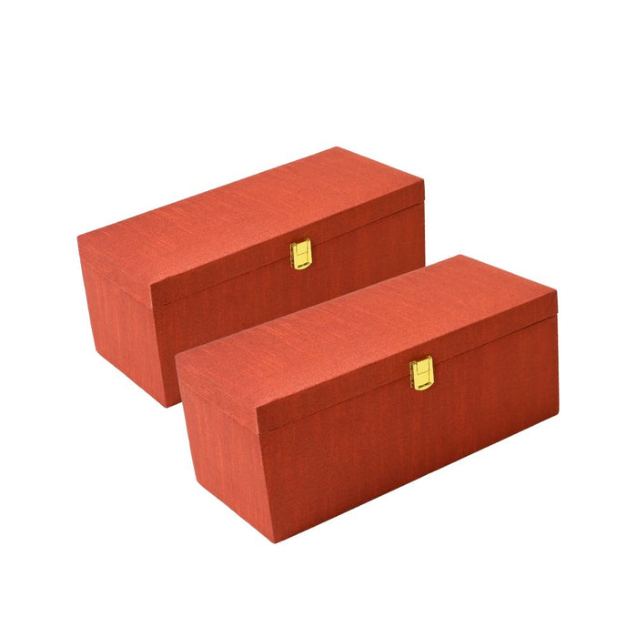 Orange Gift Boxes Set