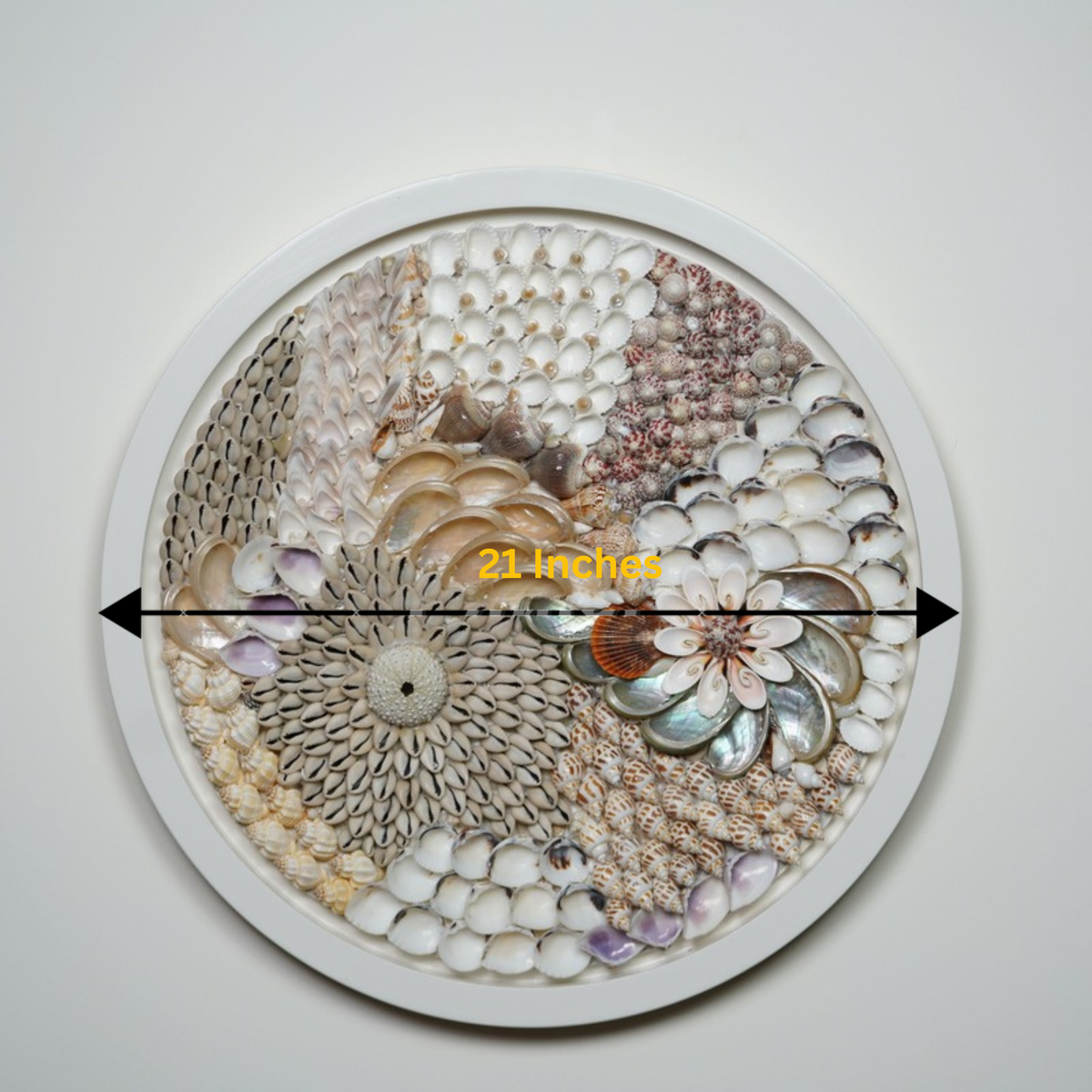 Ocean Mandala Big Shell Wall Art