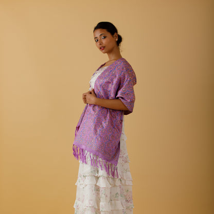 SILK STOLE - PERSIAN LAVENDER