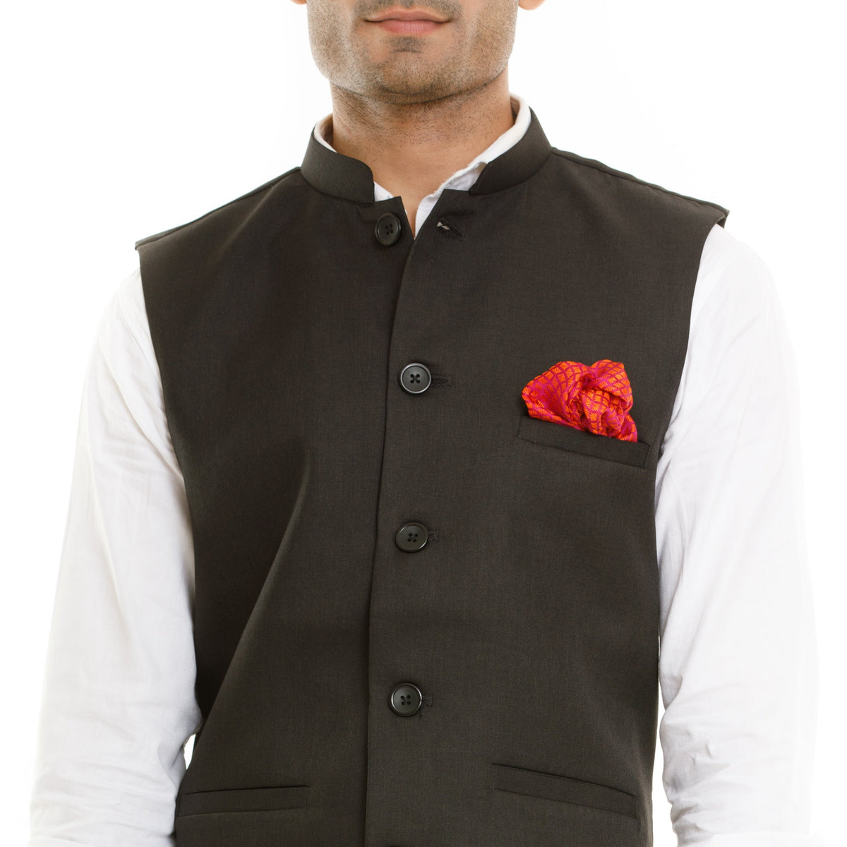 Red pocket square