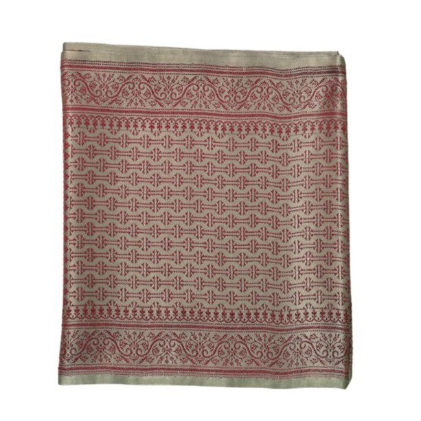 Handwoven Silk Men’s Scarf with Tassels – Premium Soft Fabric Octavia Design