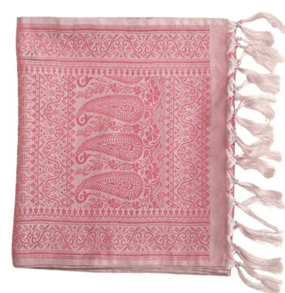 Handwoven Silk Men’s Scarf with Tassels – Premium Soft Fabric Octavia Design