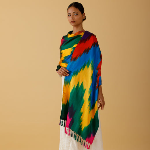SILK STOLE - RAINBOW