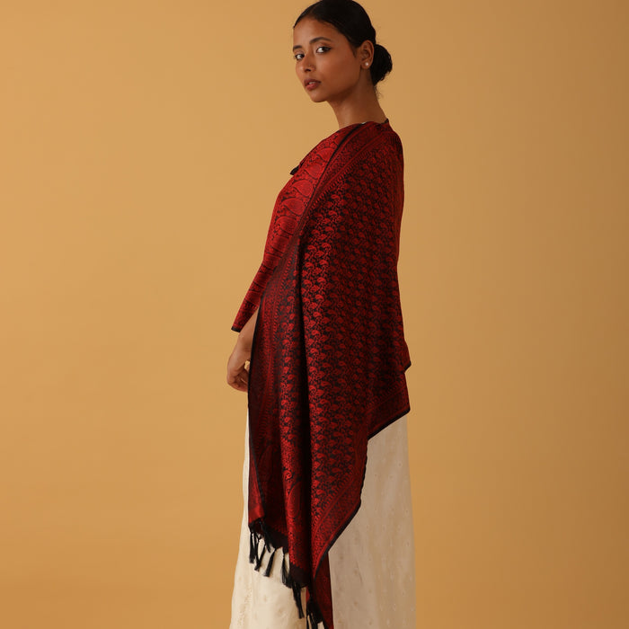 SILK STOLE - GULNAAR