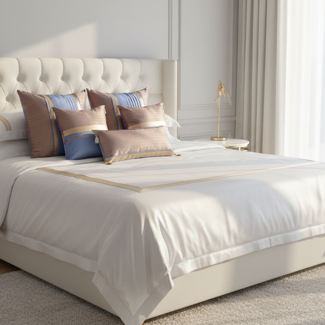 Austin Lake & Sky Silk Bedset Cusion Covers