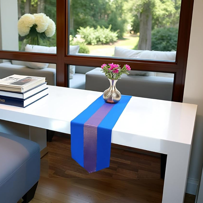 Royal Blue Silk Table Runner