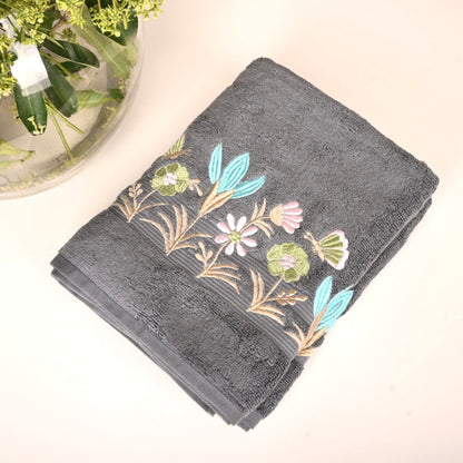 BLUE COTTON TOWEL - SET OF 2 | TULIP PETAL