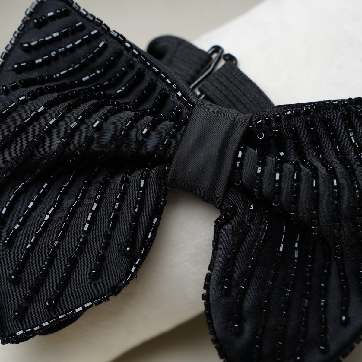 Black Bow Tie (Set of 2)