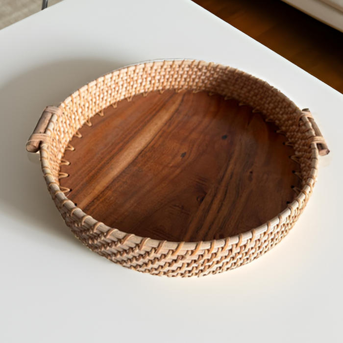 Wild Wood Round Tray