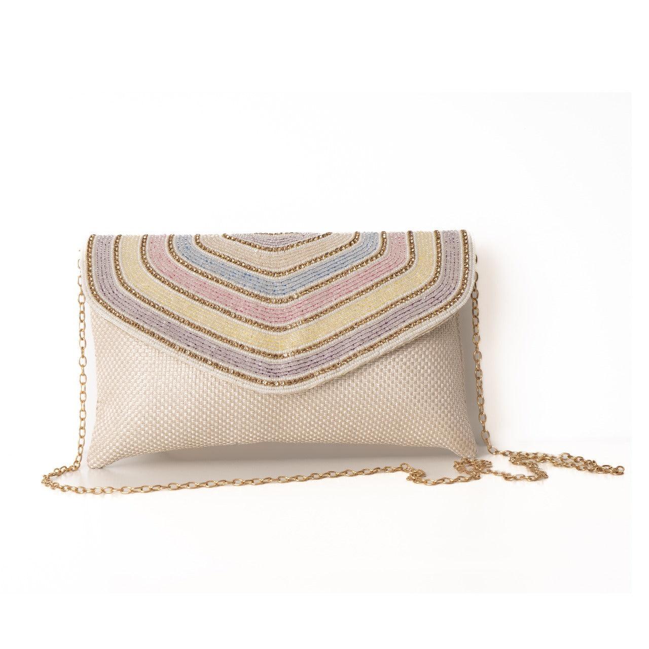 Beige_Beads_clutch_front shot