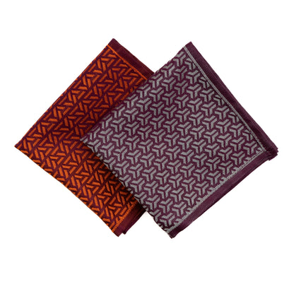 POCKET SQUARE SET OF 2