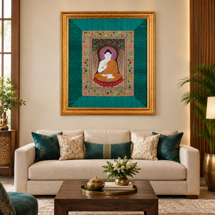 Buddha Silk Tapestry