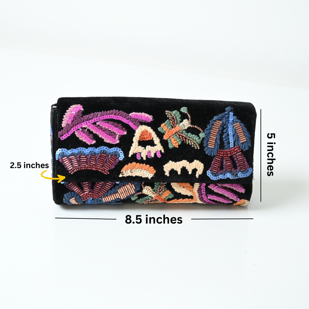 Velvet Empress Clutch