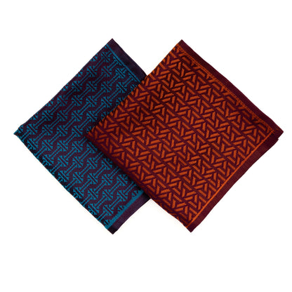 POCKET SQUARE SET OF 2