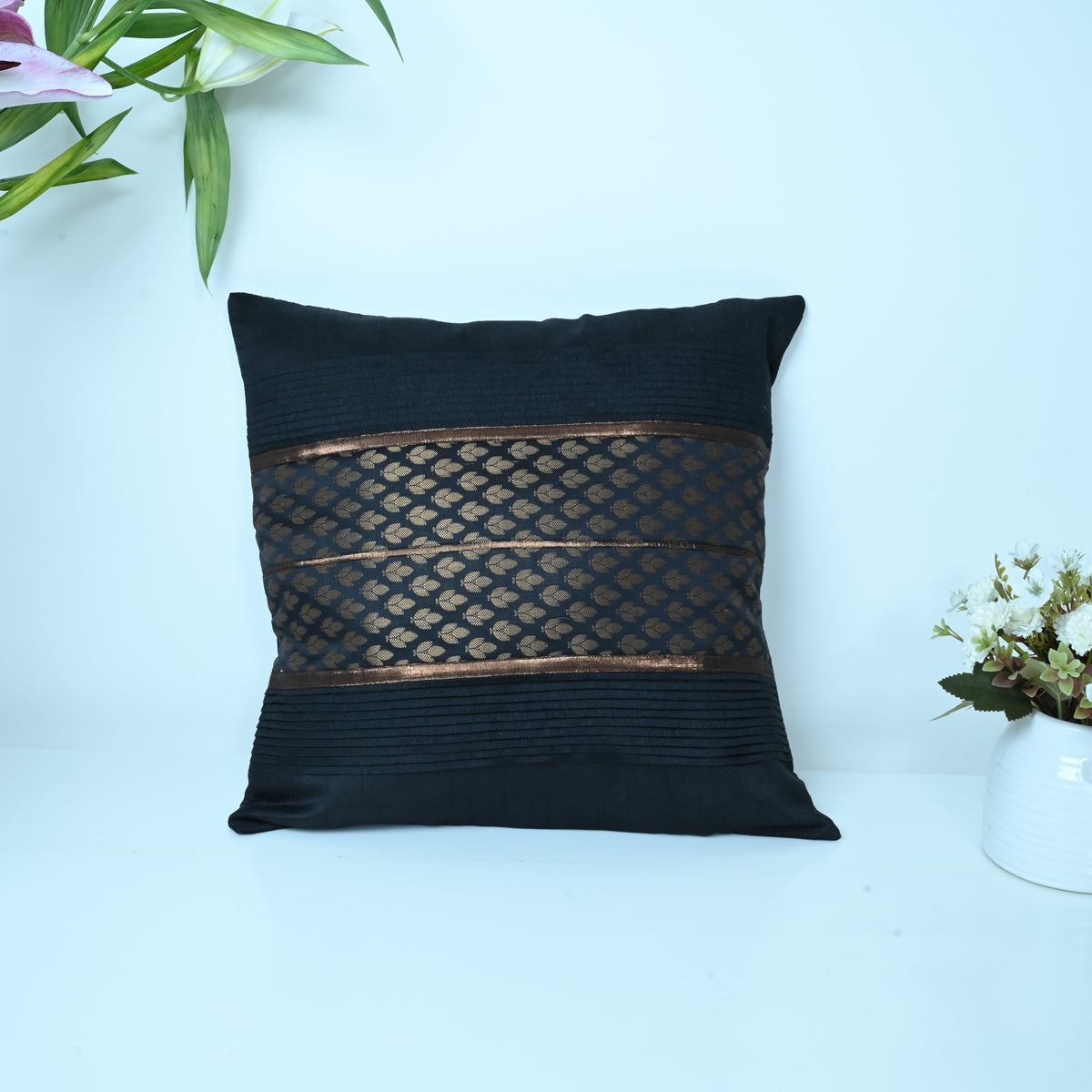 black cushion cover for sofa set