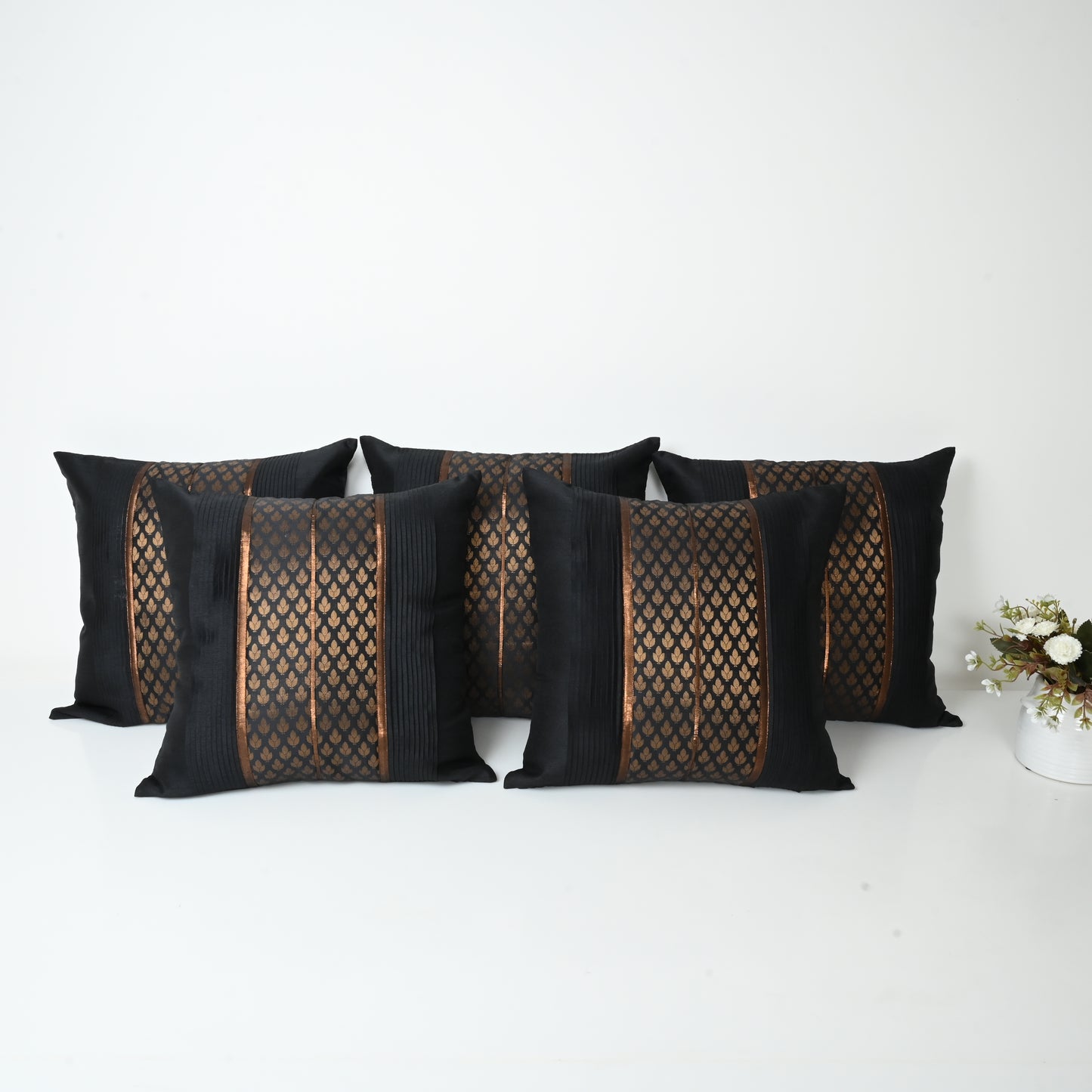 CUSHION COVER - SILK BROCADE | SET OF 5