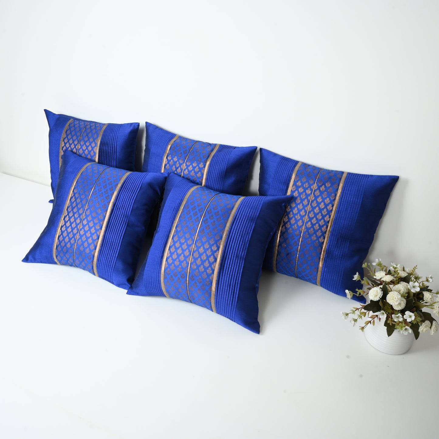 CUSHION COVER - SILK BROCADE | SET OF 5