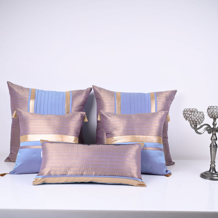 Austin Lake & Sky Silk Bedset Cusion Covers