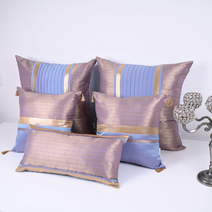 Austin Lake & Sky Silk Bedset Cusion Covers