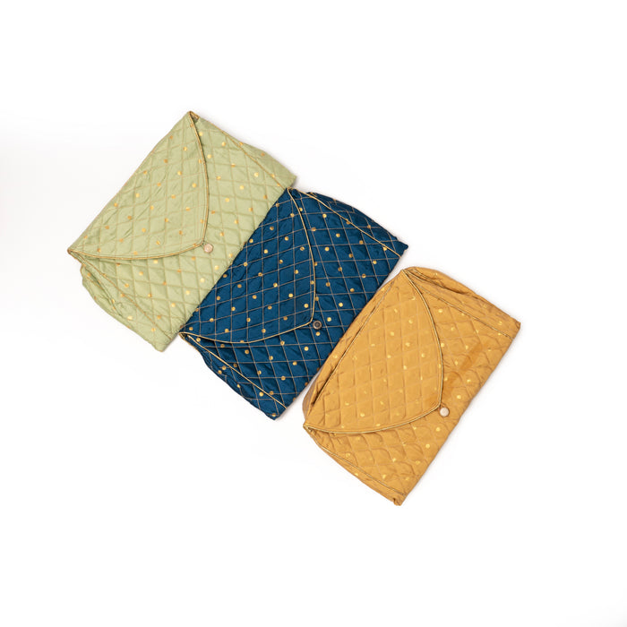 Set of 3 silk sarees in colour