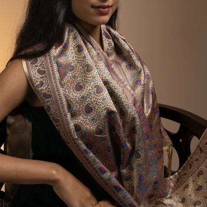SILK STOLE - PERSIAN BEIGE