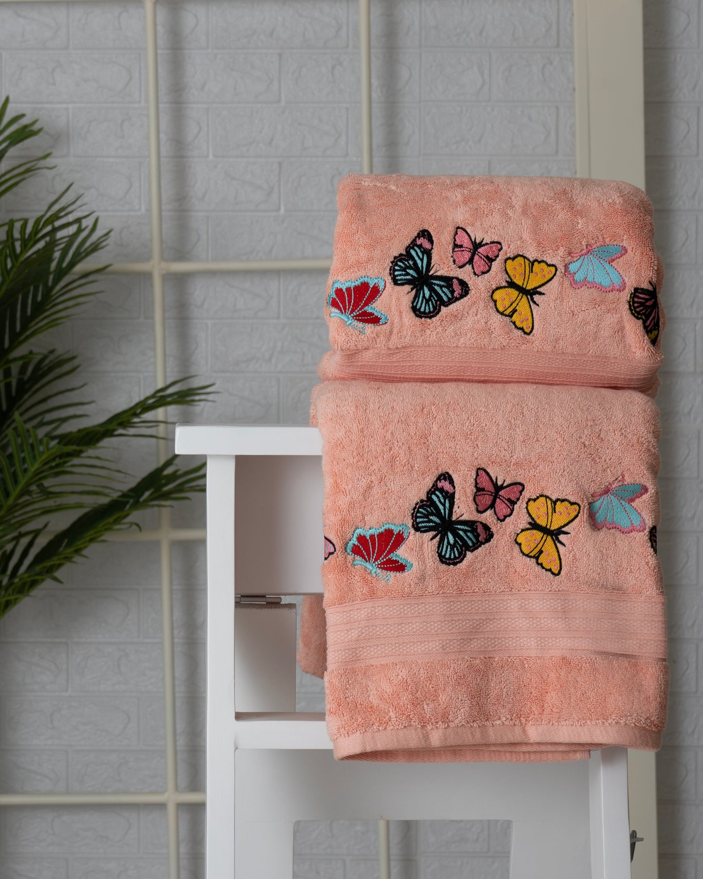 BATH TOWEL - PEACH