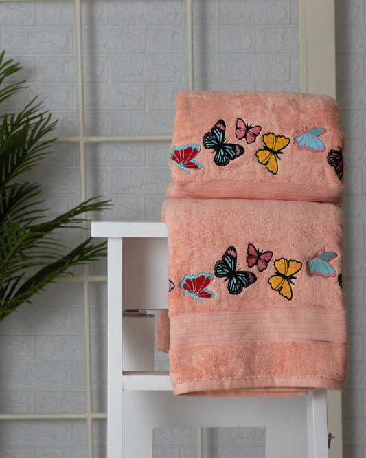 BATH TOWEL - PEACH
