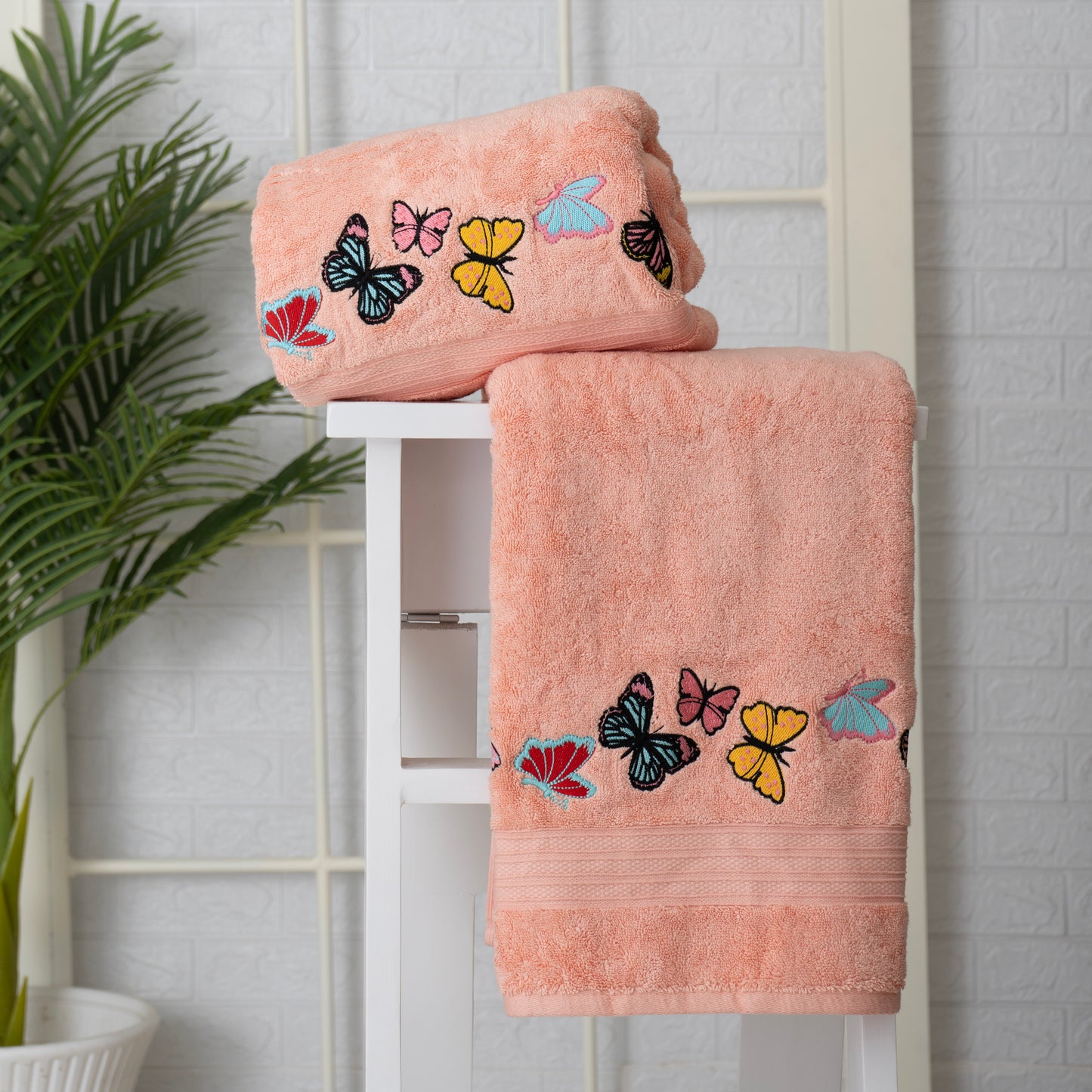 BATH TOWEL - PEACH