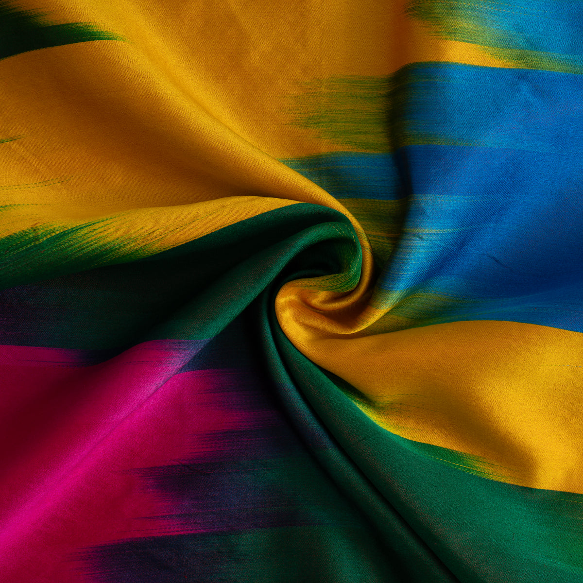 7 Colours Rainbow Silk Stole