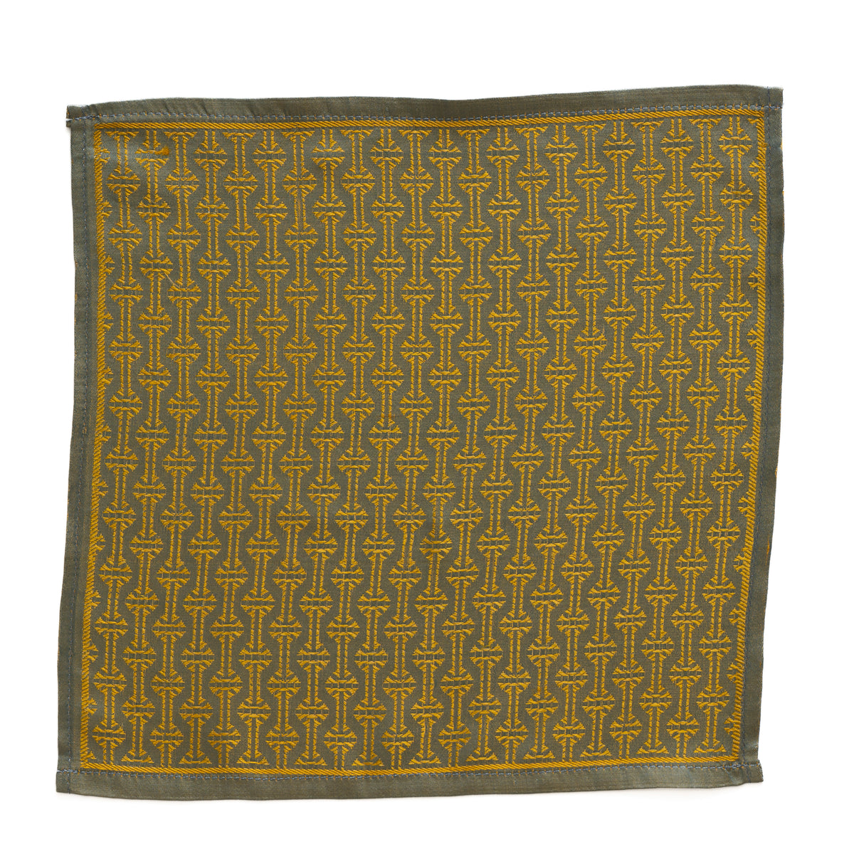 Pattern silk pocket square
