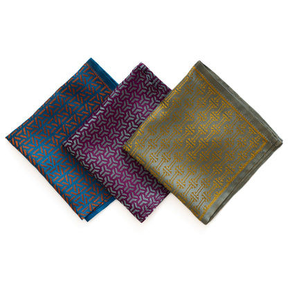 POCKET SQUARE SET OF 3