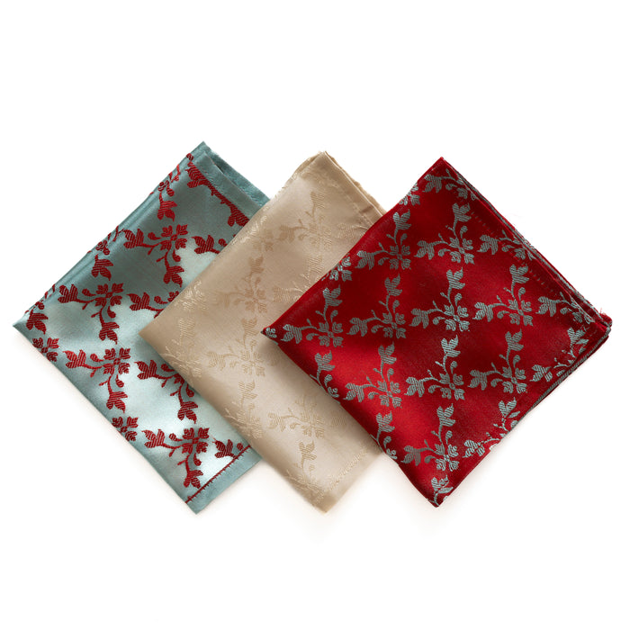 POCKET SQUARE SET OF 3