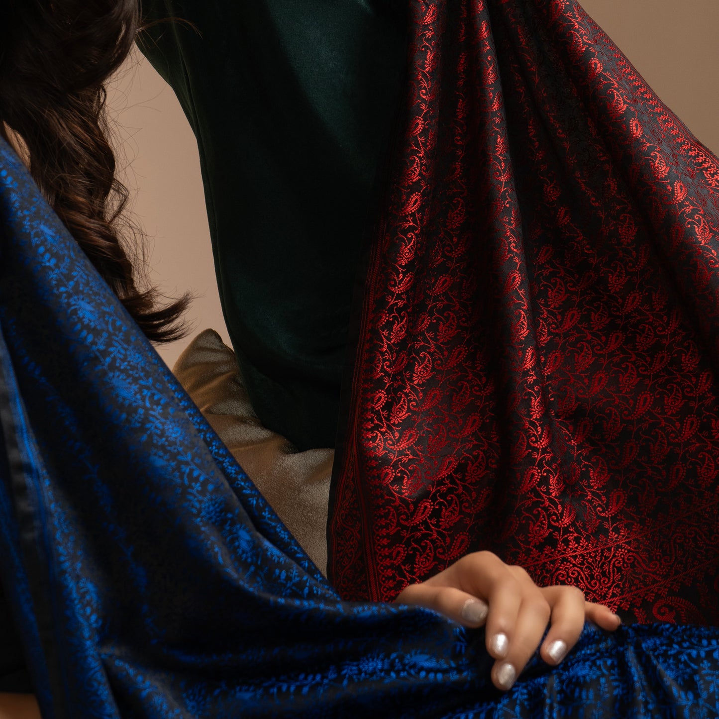 SILK STOLE - GULNAAR