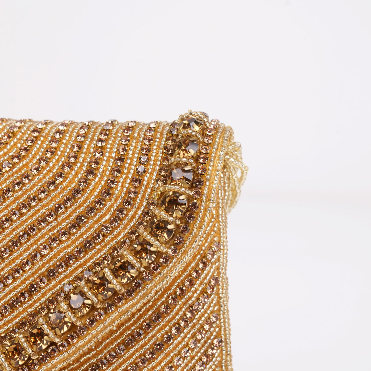 Rose Gold Shine Clutch