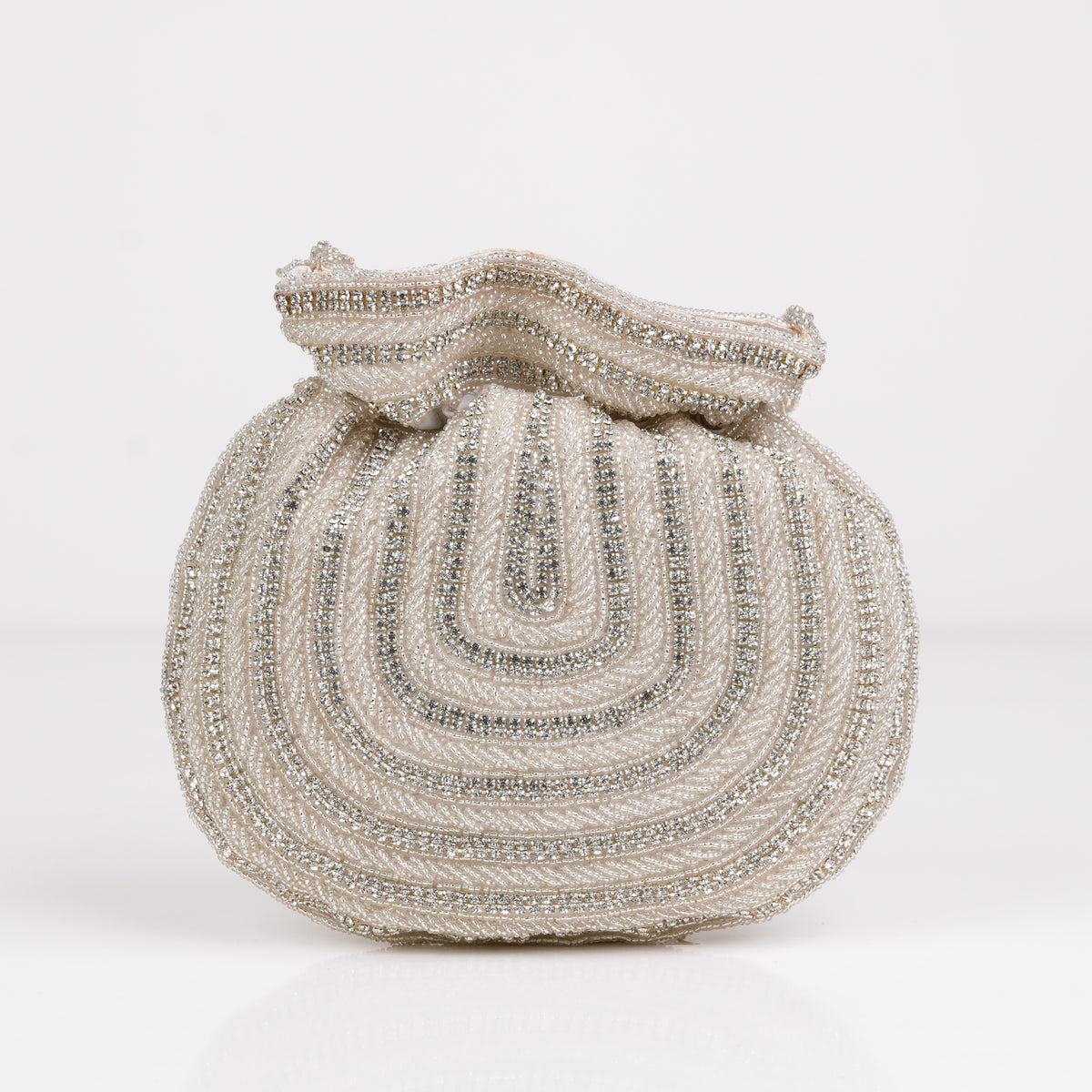 Creamy Shine Potli Bag