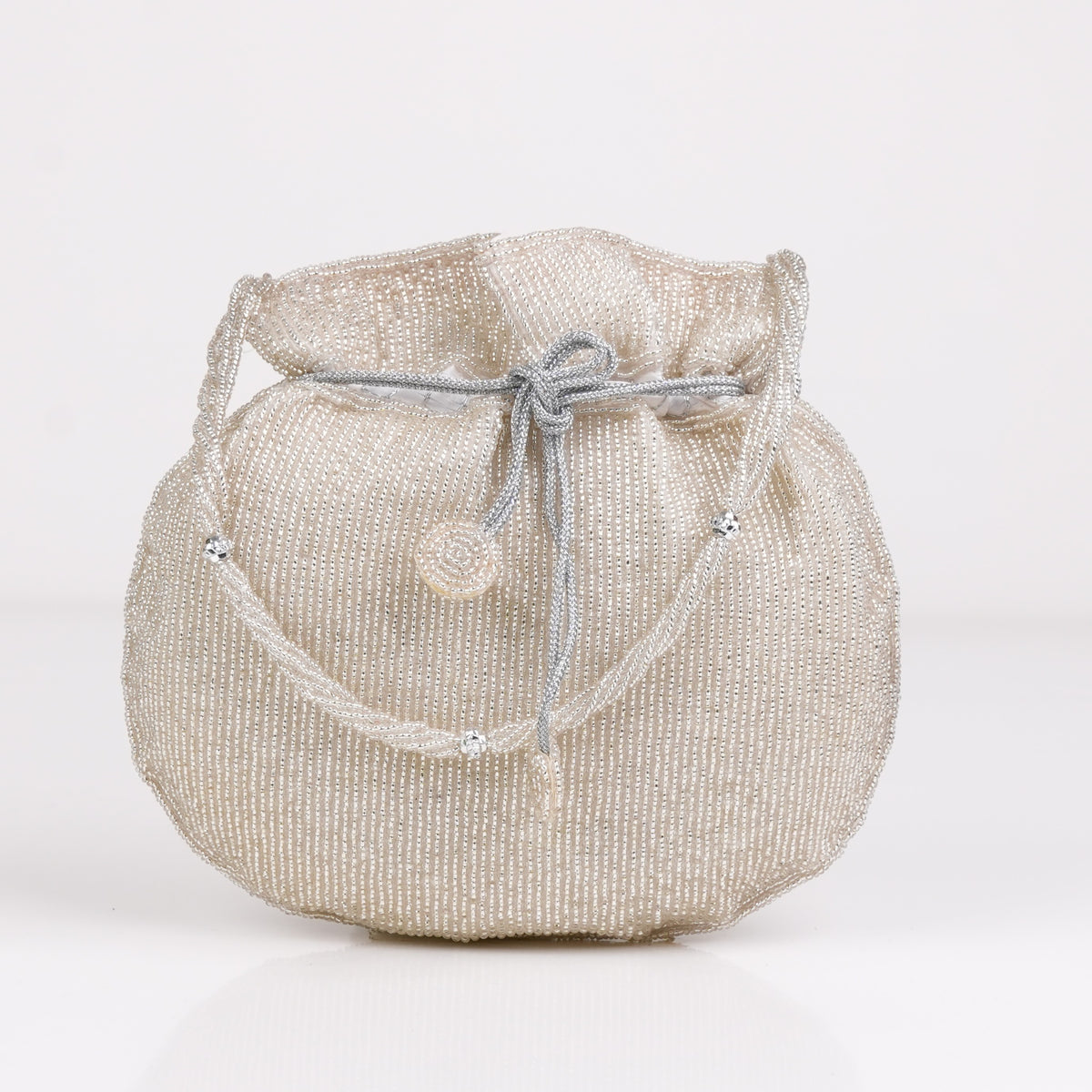 Creamy Shine Potli Bag