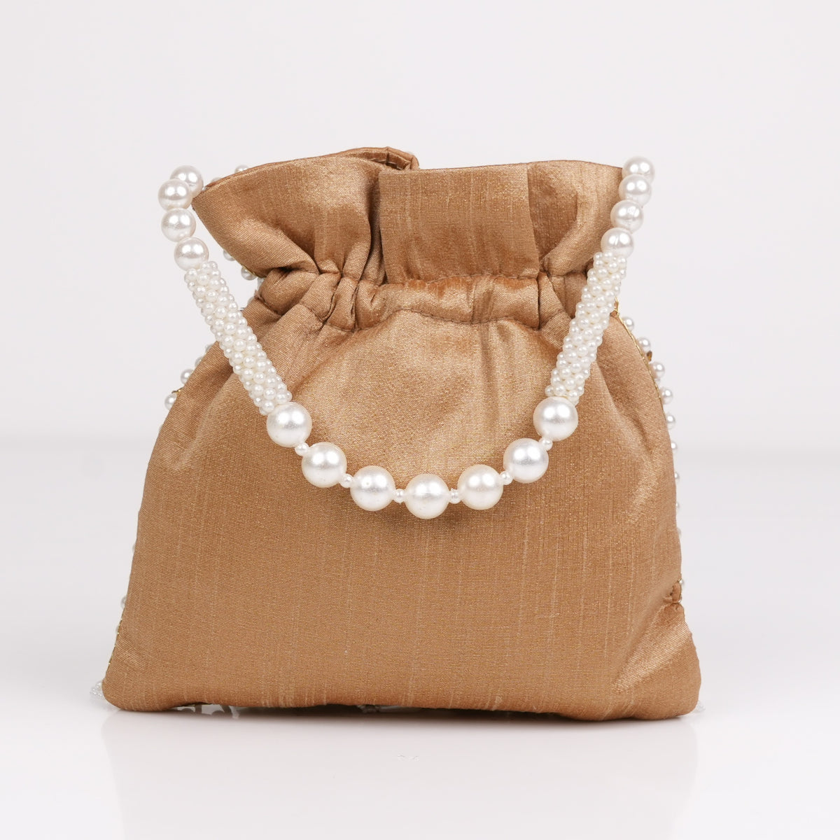 Beige Festive Potli Bag