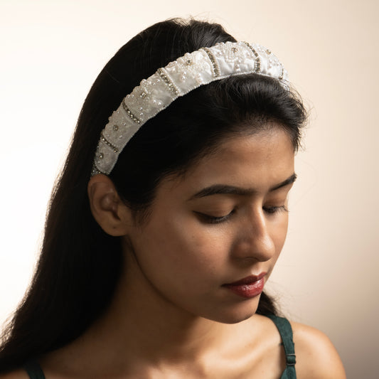 WHITE MAGIC HAIRBAND-SET OF 5