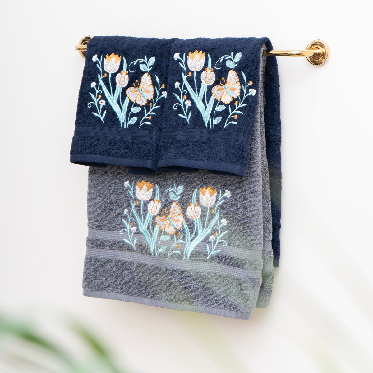 Cotton Bath & Hand Towels Set