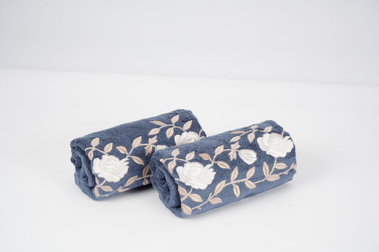 BATH TOWEL - ROSE MIST -BLUE